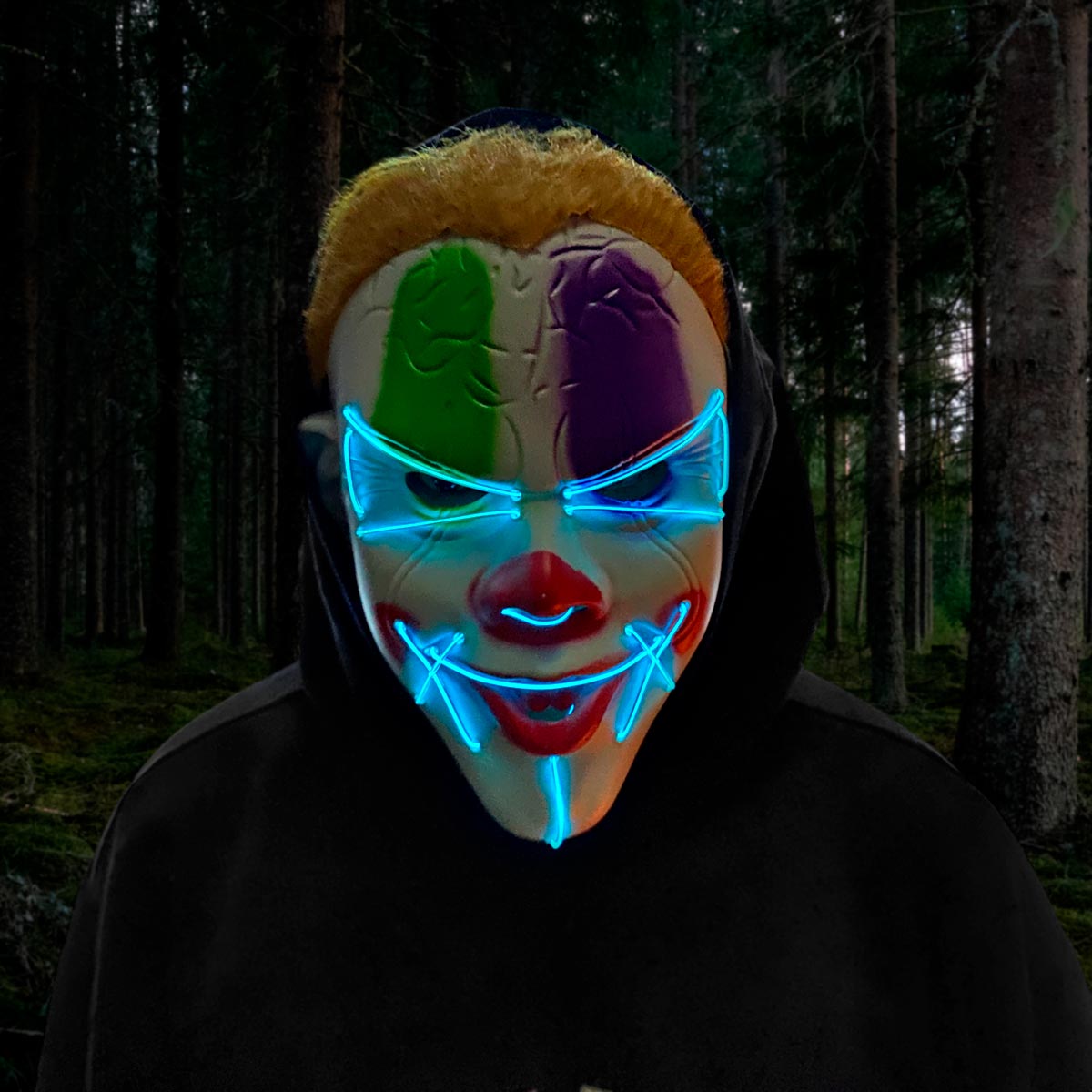 Mascara Payaso It LED Luz MSHW3LEDV2